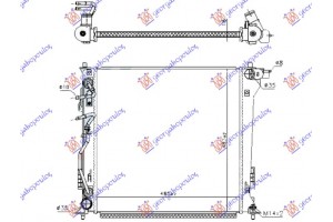 Ψυγειο Νερου 2.0 Crdi Πετρελαιο Αυτοματο (485x485x18) (ΚΟΡΕΑΤΙΚΟ) Kia Sportage 15-18 - 424306340
