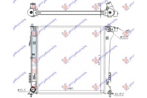 Ψυγειο Νερου 1.6 Gdi Turbo Βενζινη Αυτοματο (490x470x26) (ΚΟΡΕΑΣ) Hyundai Tucson 18-20 - 375106350