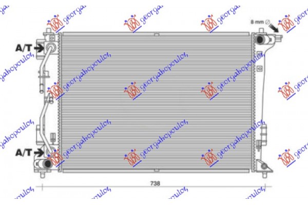 Ψυγειο Νερου 2.0 CVVT-2.4 Gdi Βενζινη Αυτοματο (640x485) (ΚΟΡΕΑΣ) Kia Sportage 18-22 - 424406355