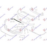 Διακοσμητικο ΠΡΟΦΥΛ. Εμπρος Ανω (Γ) Hyundai Kona 17-20 - 376004015