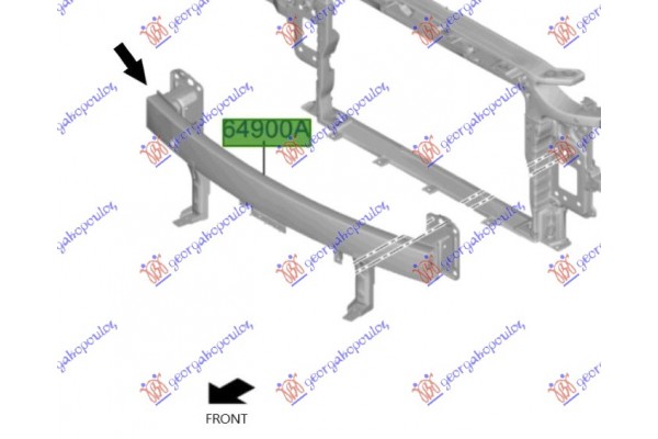 Τραβερσα Προφυλακτηρα Εμπρος Hyundai Kona 20-23 - 376103840