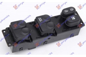 Διακοπτης ΠΑΡΑΘ. Εμπρος Με Κλειδωμα (Τετραπλός)(16pin) Αριστερα Hyundai Accent 11-14 (EXPORT TYPE) - 377007174