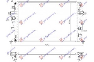 Ψυγειο Νερου 1.6 ΒΕΝΖΙΝΗ/HYBRID (610x410x16) (KOYO) Kia Niro 16- - 425506305