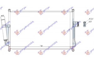 Ψυγειο A/C 2.5-3.0 T.D (650x420x12) Isuzu P/U D-MAX 12-16 - 390006400
