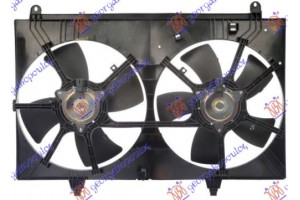 Βεντιλατερ Ψυγειου Κομπλε 3,5i-4,5i-24V Infiniti FX35/FX45 05-09 - 403606440