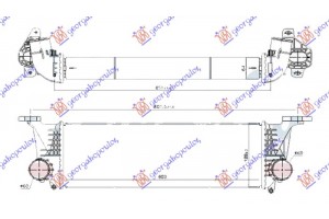 Ψυγειο Intercooler 2.3-3.0 Πετρελαιο (600x190x65) Iveco Daily 14-19 - 405106210