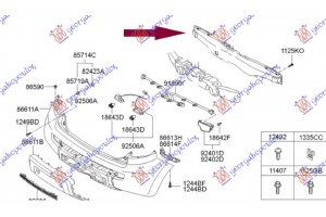 Τραβερσα ΠΡΟΦΥΛ.ΠΙΣΩ (Γ) Kia Soul 08-11 - 422003850