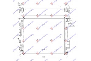Ψυγειο 1.6 Crdi Αυτοματο (48.0x41.1x2.6) Kia Soul 13-16 - 422206330