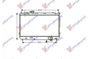 Ψυγειο 1,6-1,8 i-16V (43x67x26) Kia Carens 03-06 - 422906300