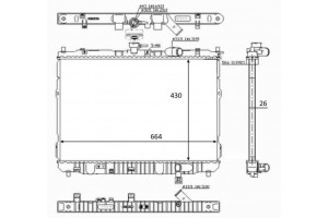Ψυγειο 2,0 Crdi (43x67x26) Kia Carens 03-06 - 422906310