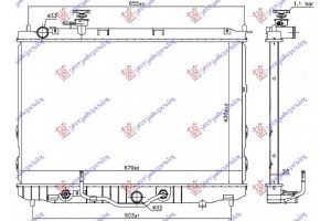 Ψυγειο 2.0i 16v Αυτοματο (43x67x26) Kia Carens 03-06 - 422906320