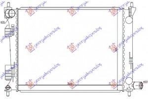 Ψυγειο ΝΕΡ. Βενζινη (50x38.5x12) Kia Rio H/B 11-14 - 423006300