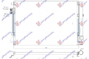 Ψυγειο A/C Για ΌΛΑ Βενζινη (515x370x16) Kia Rio H/B 14-17 - 423106400