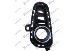 Διχτυ Προφυλακτηρα Εμπρος Ακραιο ΜΑΥΡΟ/ΧΡΩΜΙΟ (ΜΕ Θεση Για ΠΡΟΒΟΛΕΑ) Δεξια Kia Rio Η/Β 17-20 - 423204801