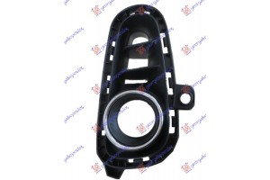 Διχτυ Προφυλακτηρα Εμπρος Ακραιο ΜΑΥΡΟ/ΧΡΩΜΙΟ (ΜΕ Θεση Για ΠΡΟΒΟΛΕΑ) Αριστερα Kia Rio Η/Β 17-20 - 423204802