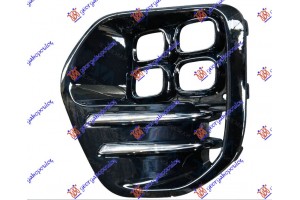 Διχτυ ΠΡΟΦΥΛ. Εμπρος Μαυρο Γυαλιστερο (ΜΕ Προβολεα LED) Αριστερα Kia Sportage 15-18 - 424304812