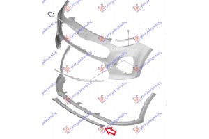 Διακοσμητικο Προφυλακτηρα Εμπρος Κατω Ασημι (GT-LINE) Kia Sportage 18-22 - 424404010