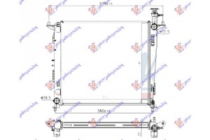 Ψυγειο Νερου 2.2 Crdi Πετρελαιο Μηχανικο (510x480) Kia Sorento 17-20 - 426306300