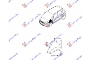 Φτερο Εμπρος (Γ) Δεξια Kia Venga 10- - 428000661