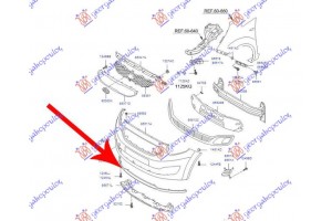 Σποιλερ ΠΡΟΦΥΛ. Εμπρος (Γ) Kia Venga 10- - 428006380