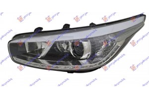 Φανος Εμπρος ΗΛΕΚΤ. (H7,H7,H7,LED) (ΜΕ Στατικο Φως Στροφης & Φως Ημερας LED) (ΜΕ ΜΟΤΕΡ) (E) (DEPO) Αριστερα Kia Ceed 15-18 - 430405152