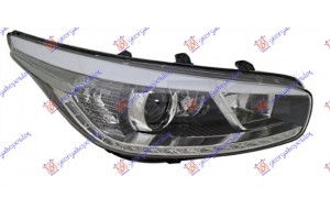 Φανος Εμπρος ΗΛΕΚΤ. (H7,H7,H7,LED) (ΜΕ Στατικο Φως Στροφης & Φως Ημερας LED) (ΜΕ ΜΟΤΕΡ) (E) (TYC) Δεξια Kia Ceed 15-18 - 430405153