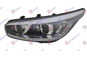 Φανος Εμπρος ΗΛΕΚΤ. (H7,H7,H7,LED) (ΜΕ Στατικο Φως Στροφης & Φως Ημερας LED) (ΜΕ ΜΟΤΕΡ) (E) (TYC) Αριστερα Kia Ceed 15-18 - 430405154