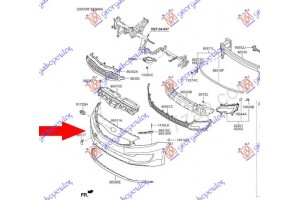 Προφυλακτηρας Εμπρος (Γ) Kia Proceed 3D 13-15 - 430303370