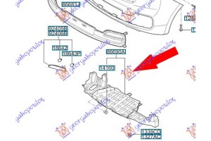 Πλαστικο ΠΡΟΦΥΛ. Πισω Κατω (Γ) Kia Proceed 3D 13-15 - 430304030