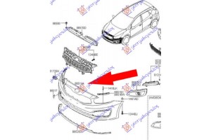 Προφυλακτηρας Εμπρος (Γ) Kia Ceed 15-18 - 430403375