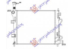 Ψυγειο Βενζινη (42x37) Αυτοματο Kia Picanto 15-17 - 432106300