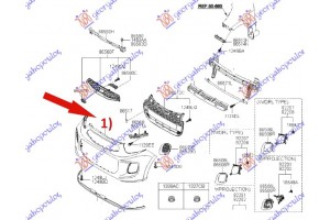 Προφυλακτηρας Εμπρος (Γ) Kia Picanto 15-17 - 432103380