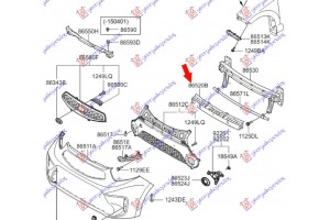 Αντιθορυβικο ΠΡΟΦΥΛ. Εμπρος (Γ) Kia Picanto 15-17 - 432104900