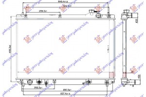 Ψυγειο Νερου 3.0 (RX300) Βενζινη Αυτοματο (450x730x26) Lexus Rx 300 97-03 - 485106310