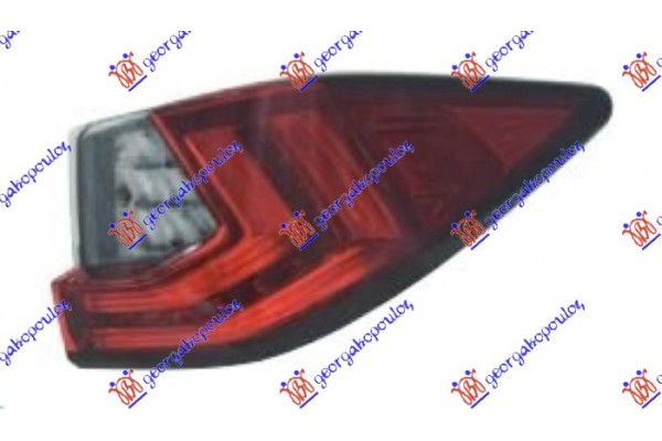 Φανος Πισω Εξω Led (Ε) Δεξια Lexus Rx 15-20 - 485305811