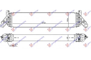 Ψυγειο Intercooler 2.2 Cdvi Πετρελαιο (615x145x62) Mazda 6 13-16 - 503006200