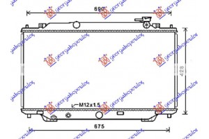 Ψυγειο Νερου Για Ολα Βενζινη (375x735x16) Mazda 3 SDN-HB 16-19 - 504106300