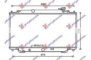 Ψυγειο Νερου Για Ολα Βενζινη (375x735x16) (KOYO) Mazda 3 SDN-HB 16-19 - 504106305