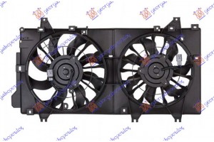 Βεντιλατερ Ψυγειου Κομπλε Διπλο Βενζινη (2+2 PIN) Mazda 3 SDN-H/B (BM) 13-16 - 504006440