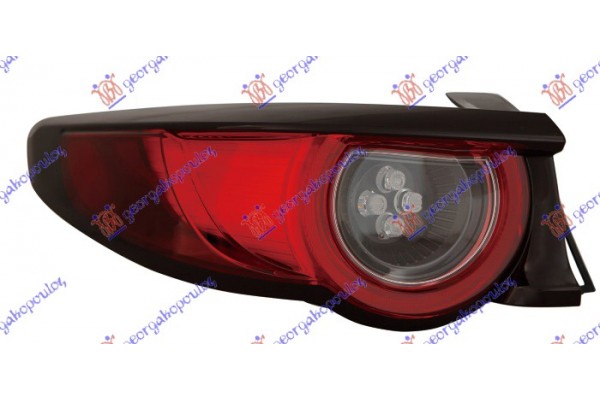 Φανος Πισω Εξω Led (Ε) Αριστερα Mazda 3 H/B 19- - 504305812