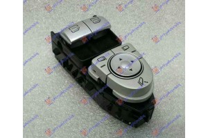 Διακοπτης ΠΑΡΑΘΥΡΟΥ/ΚΑΘΡΕΦΤΩΝ Με Ανακλιση Εμπρος (Μαύρη βάση) (Διπλος) (3pin) Αριστερα Mercedes C Class (W205) COUPE/CABRIO 15-18 - 536307172