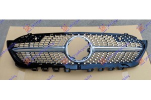 Μασκα Μαυρη Με Διακοσμητικο Ασημι (ΜΕ PDS) (AMG) Mercedes A Class (V177) Sedan 18- - 528404540