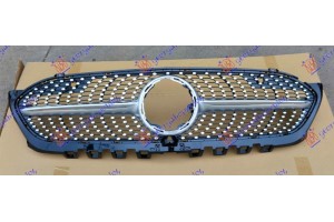 Μασκα Μαυρη Με Διακοσμητικο Ασημι (ΜΕ Pds & ΚΑΜΕΡΑ) (AMG) Mercedes A Class (V177) Sedan 18- - 528404545