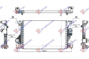 Ψυγειο Intercooler Για ΌΛΑ Βενζινη (630x430x30) Mercedes Gla (247) 20- - 542306200