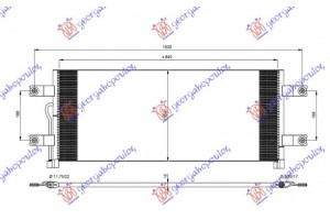 Ψυγειο A/C Πετρελαιο (85x35x16) Mercedes Actros 11- - 529106400