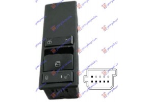 Διακοπτης ΠΑΡΑΘ. ΚΕΝΤΡ. ΚΛΕΙΔ. (ΜΕ Φωτισμο ΚΑΜΠΙΝΑΣ) (6pin) Δεξια Mercedes Actros 11- - 529107171