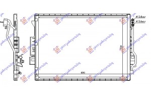 Ψυγειο A/C ΒΕΝΖ-ΠΕΤΡ (69x43) Mercedes S Class (W221) 05-13 - 530006400