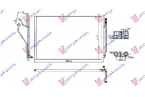 Ψυγειο A/C 4.7-5.5 Βενζινη - 4.0 Πετρελαιο 09- (667x417x16) Mercedes S Class (W221) 05-13 - 530006420