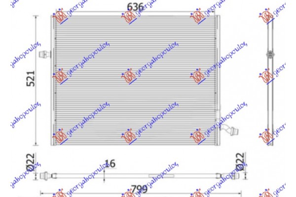 Ψυγειο Βοηθητικο 3.0-4.7-5.5-6.0 ΒΕΝΖΙΝΗ-3.0-3.5 ΒΕΝΖΙΝΗ/HYBRID - 2.2 ΠΕΤΡΕΛΑΙΟ/HYBRID-3.0 Πετρελαιο Αυτοματο (635x509) Mercedes S Class (W222) 13-17 - 530106360