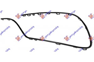 Διακοσμητικο Διχτυου Προφυλακτηρα Εμπρος Μαυρο Γυαλιστερο (S63/S65 AMG) Αριστερα Mercedes S Class (W222) 17-20 - 530204842